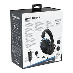 Ігрова гарнітура HyperX Cloud Alpha S 3.5 мм/USB Black/Blue (HX-HSCAS-BL/WW) - мініатюра 9