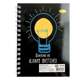 Блокнот А6 "Патриотический" Апельсин АП-1903-6, 40 листов, пружина сбоку