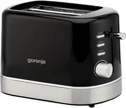 Тостер 850Вт, подогрев, размораживание, пластик, черный Gorenje kuh0014918