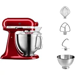 Планетарний міксер KitchenAid Artisan 4.8 л карамельне яблуко (5KSM185PSECA) - мініатюра 3