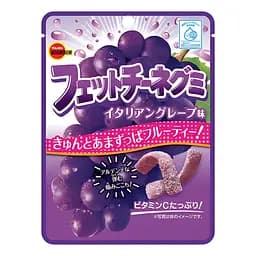 Жувальні цукерки Bourbon Fettuccine Gummy Italian Grape Flavor зі смаком винограду 50 г