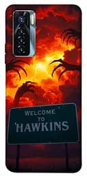 Чохол Demsky Welcome to hawkins для TECNO Camon 17 Pro