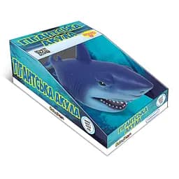 Стретч-игрушка в виде животного – ГИГАНТСКАЯ АКУЛА (синяя)