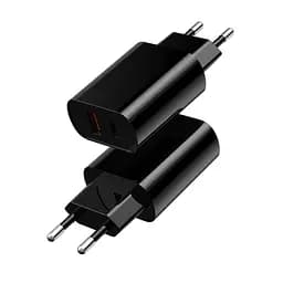 Сетевое зарядное устройство для Wiwu Wi-U002 Type C PD+QC Charger EU Plug Черный