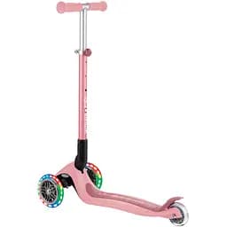 Самокат Globber Primo Foldable Lights пастельно-розовый