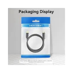 Кабель мультимедійний DisplayPort M to HDMI M 1.8m 4K black Vention (HFOBAC) - мініатюра 7