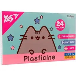 Пластилін Yes Pusheen 24 кольори 480 г (540685)