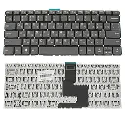 Клавіатура для ноутбука LENOVO (IdeaPad 320-14 series) rus, onyx black, без фрейма