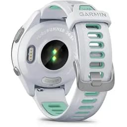 Смарт-годинник Garmin Forerunner 265S білий корпус з чорним безелем та білим силіконовим ремінцем - мініатюра 3