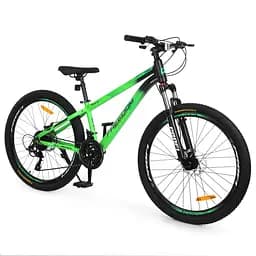 Велосипед PROFI FREEDOM 24 д. FD-2403 алюм.рама 11",SKD85%,SHIMANO 21SP,швидкознім.кол.,салатовий