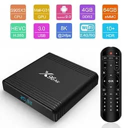 Android TV приставка Amlogic TV BOX X96 Air |S905X3, 4GB RAM, 64GB ROM| - мініатюра 2