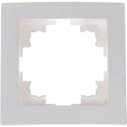 Рамка Brille одинарная белая NB-1F wh