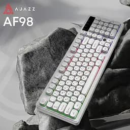 Клавіатура Ajazz AF98 USB UA White (AF98-W) - мініатюра 6