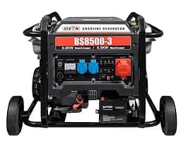 Генератор Синхронний Bison 6 кВт BS8500-3 / 6000 Вт / Бензин (41-00408)