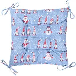 Подушка на стілець Home Line Гноми напівпанама 40х40 см денім (178514)