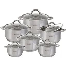 Набір каструль з кришками EdelHoff EH-9099, 12 предметів