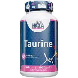 Амінокислота Л-Таурин Haya Labs Taurine 500 мг 100 капсул