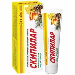 Крем-гель Elixir Скипилар розігріваючий з медом і гірчицею 75 мл