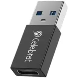 Перехідник Celebrat CA-04 OTG Adapter Type-C to USB Connector Black