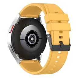 Браслет GT для Samsung Galaxy Watch 4 - жовтий ширина кріплення 20мм силікон Watchbands (W45-4WB70262480) - мініатюра 2