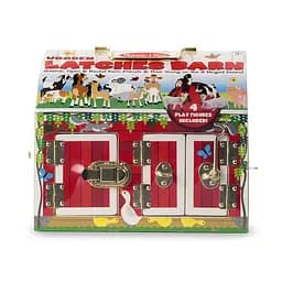 Будиночок-сарай Melissa&Doug із засувками і тваринами (MD2564) - мініатюра 3