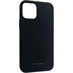 Чохол-накладка Molan Cano Silicone Hana SF Jelly для Apple iPhone 12 mini (black) - мініатюра 2