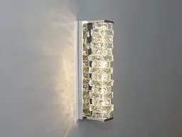 Світильник настінний LED Diasha F3820-120x460, 14W, хром, сучасний стиль, висота 46 см, світловий потік 770 лм, 220V - мініатюра 3