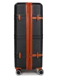 Валіза велика L ABS-пластик Worldline Airtex 629 76×52×30см 110л Чорний - мініатюра 6