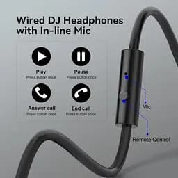 Навушники OneOdio Pro 10 3.5 мм/6.35 мм Black (Pro 10 Black) - мініатюра 6