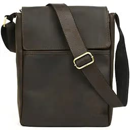 Чоловіча сумка А4 через плече із натуральної шкіри TARWA 33х26х8 см sum0028171