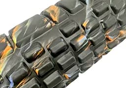 Масажний ролик EasyFit Grid Roller 33 см v.1.1 Multi Чорний (EF-2021-BK) - мініатюра 2