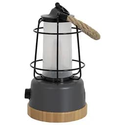 Ліхтар кемпінговий Bo-Camp Harlington Rechargable Dimming 370 Lumen Bamboo-Grey (5818921) - мініатюра 4