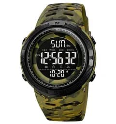 Чоловічий наручний годинник Skmei 2070 тактичні спортивні армійські Army Green Camo, 2070CMGN (19151)