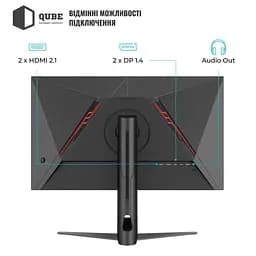 Монітор QUBE 32" Overlord G32Q180HS QHD IPS 180Hz (G32Q180HS) - мініатюра 5