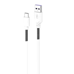 Кабель SkyDolphin S27T Spring Anti-Brake USB - USB Type-C (M/M), 1 м, White (SDUSB-000610)