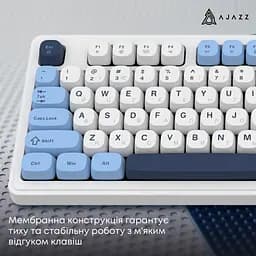 Клавіатура Ajazz AF98 USB UA White/Blue (AF98-GB) - мініатюра 12