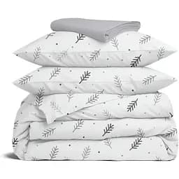 Комплект постільної білизни Cosas Frost branches CS4 Сімейний сірий (FrostBranches_El180x30-52Grey_160x2)
