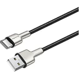 Дата кабель USB 2.0 AM to Type-C 1.0m head metal black ColorWay (CW-CBUC046-BK)