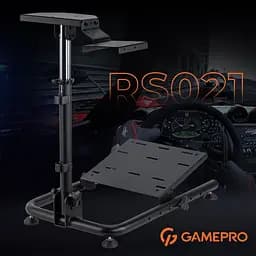 Стенд для кріплення керма, коробки передач та педалей GamePro (RS021) - мініатюра 12