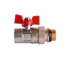 Кран кульовий прямий з американкою Water Valve Q003 NV-V343 3/4″ ЗB - мініатюра 2