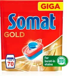 Таблетки для посудомийної машини Somat Gold 70 шт.