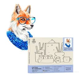 Картина за номерами 99IDEAS "Шпаківня біля бузку (Лисиця)" 40*50 см, GX41036