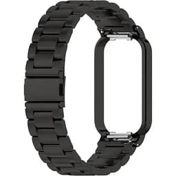 Ремінець-бампер DK CDK Metal Fitlink Steel Watch Band Xiaomi Mi Band 8 Active (017613) (black)