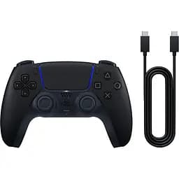 Геймпад Sony DualSense для PS5 Midnight Black + USB-C cable (1000051651) [162873]