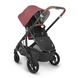 Прогулянкова коляска Uppababy Cruz V2 - Lucy + люлька Uppababy Carrycot Lucy Rosewood Melange Carbon Frame - мініатюра 11