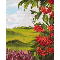 Картина по номерам Brushme Полевая калина © Bona 40x50 см