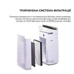 Очищувач повітря Sharp FP-J60EUW - мініатюра 4