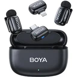 Мікрофонна радіосистем Boya mini-12 USB-C/Lightning Black [153269] - мініатюра 2