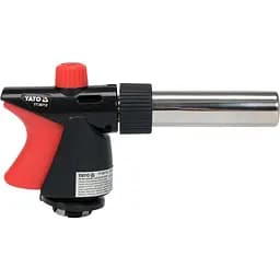 Пальник газовий YATO цанговe з'єднання PIEZO 360° до 2 кВт t=1300 ºC (YT-36712) - мініатюра 3