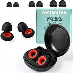 Затычки для ушей Artevive Motorcle. Затычки для ушей для сна, шумоподавления 35 дБ, снижение шума, многоразовые беруши, супермягкие